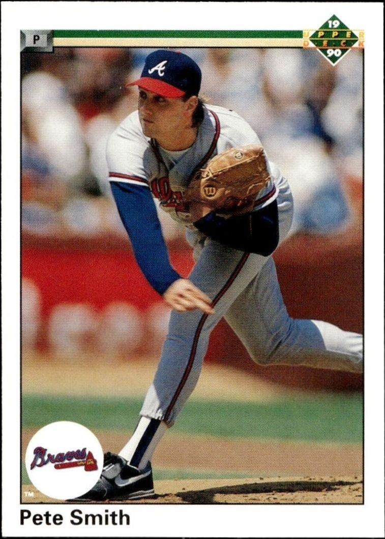 1990 Upper-Deck Low Number Pete Smith #613 trading card