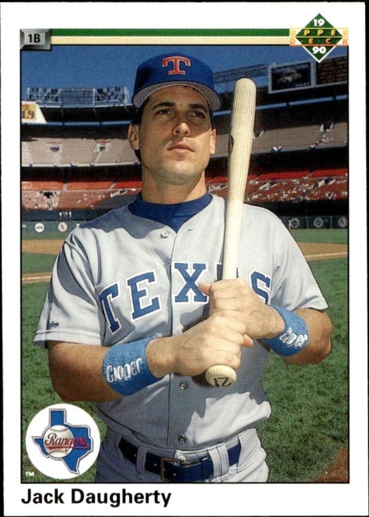 1990 Upper-Deck Low Number Jack Daugherty #614 trading card