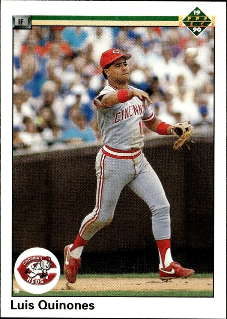 1990 Upper-Deck Low Number Luis Quinones #593 trading card
