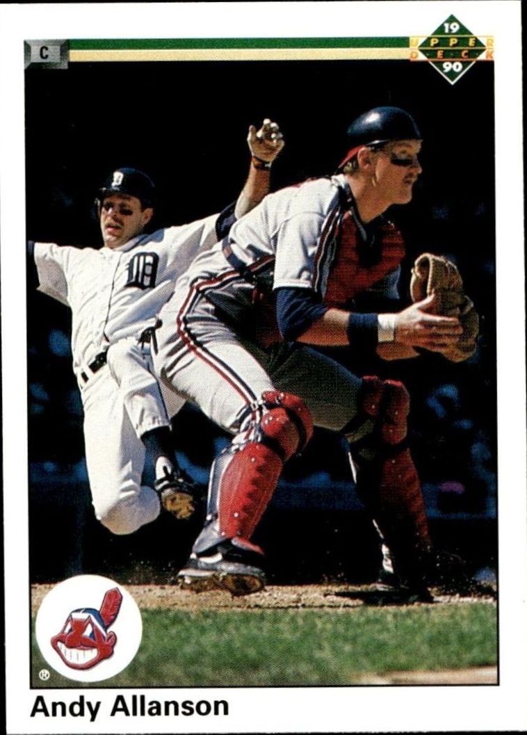 1990 Upper-Deck Low Number Andy Allanson #590 trading card