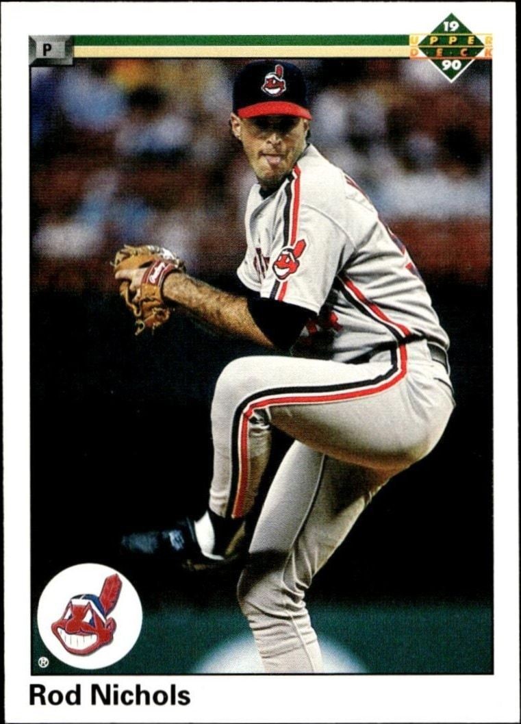 1990 Upper-Deck Low Number Rod Nichols #572 trading card