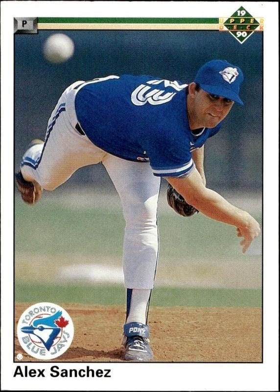 1990 Upper-Deck High Number Alex Sanchez #757 trading card