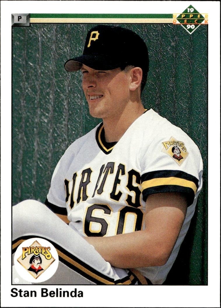 1990 Upper-Deck High Number Stan Belinda #759 trading card