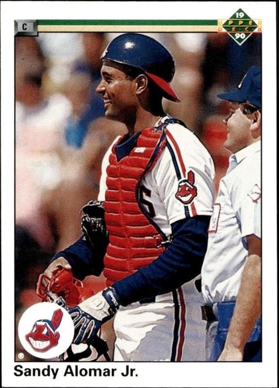 1990 Upper-Deck High Number Sandy Alomar Jr. #756 trading card