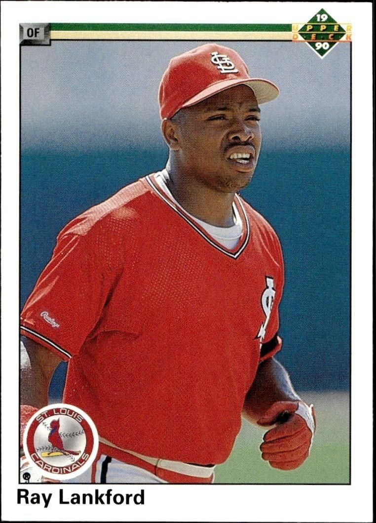 1990 Upper-Deck High Number Ray Lankford #755 trading card