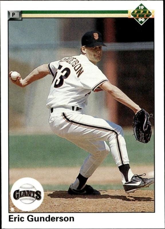 1990 Upper-Deck High Number Eric Gunderson #752 trading card