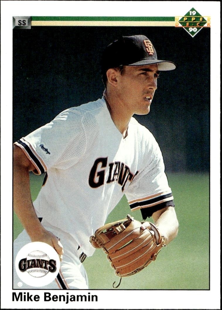 1990 Upper-Deck High Number Mike Benjamin #750 trading card