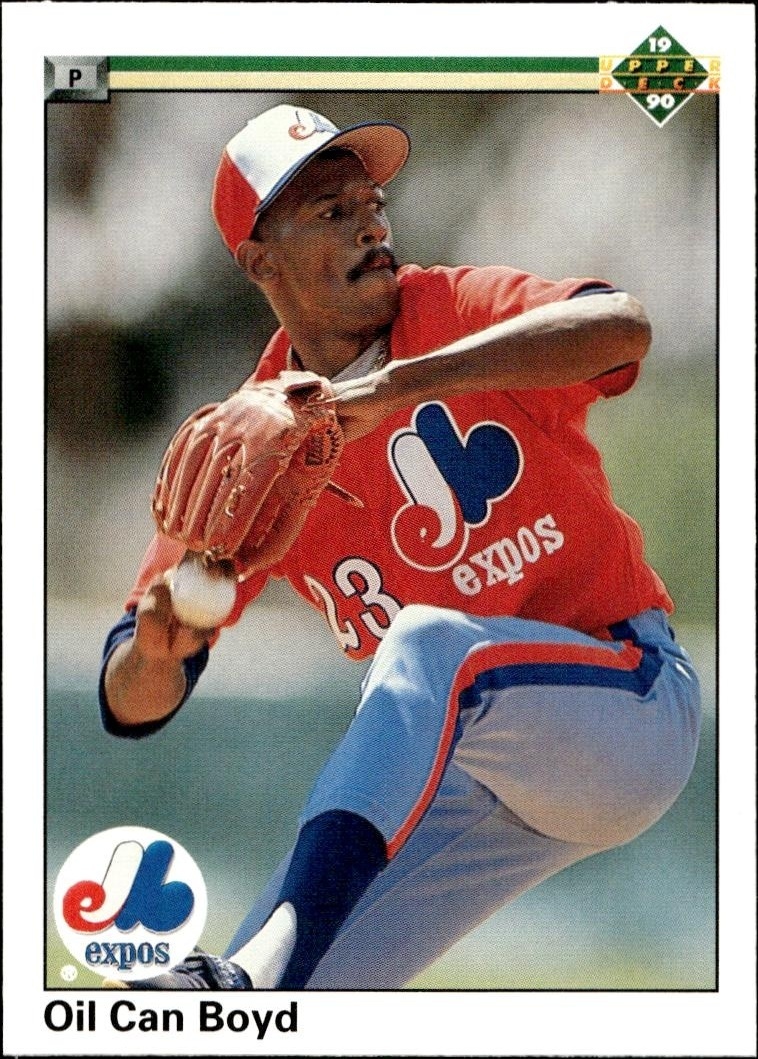 1990 Upper-Deck High Number Oil Can Boyd #749 trading card