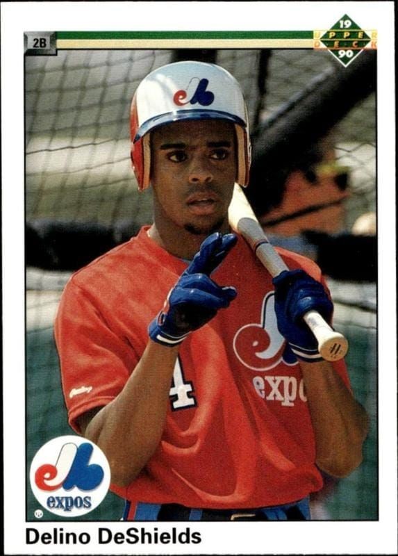 1990 Upper-Deck High Number Delino DeShields #746 trading card