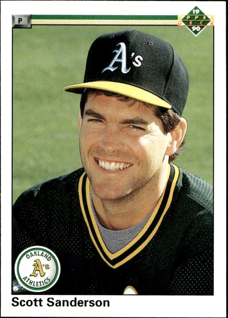 1990 Upper-Deck High Number Scott Sanderson #739 trading card