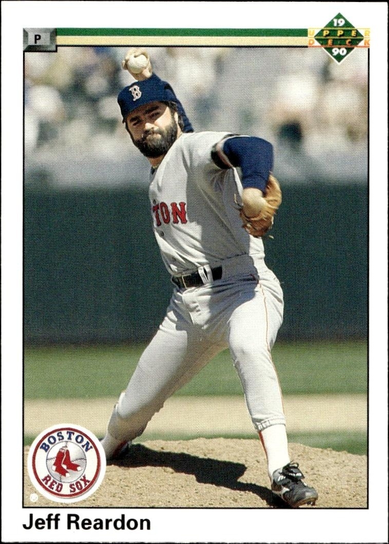 1990 Upper-Deck High Number Jeff Reardon #729 trading card