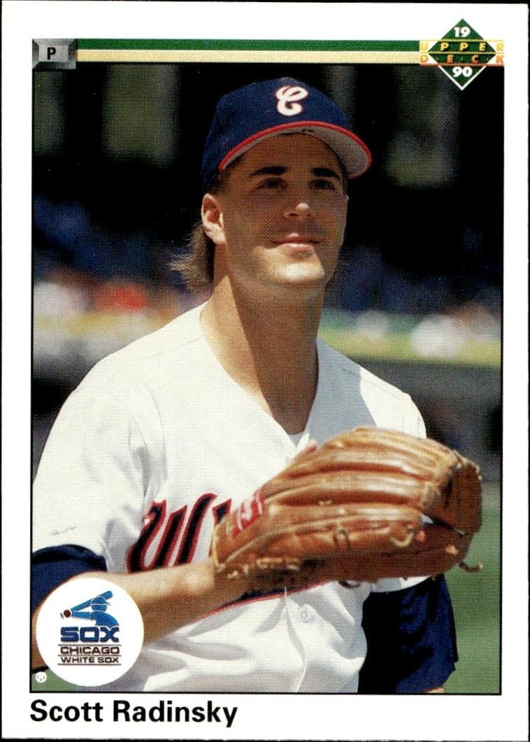 1990 Upper-Deck High Number Scott Radinsky #725 trading card