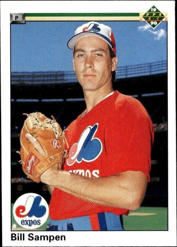 1990 Upper-Deck High Number Bill Sampen #724 trading card