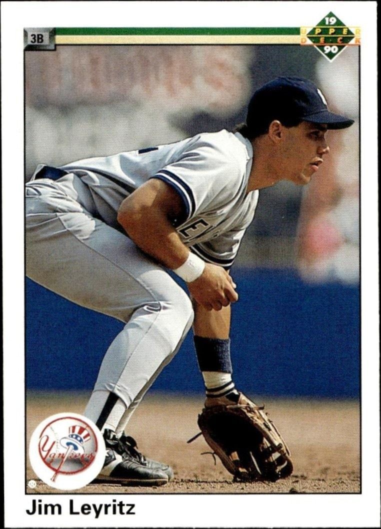 1990 Upper-Deck High Number Jim Leyritz #723 trading card