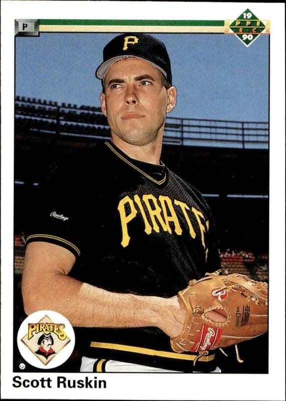 1990 Upper-Deck High Number Scott Ruskin #713 trading card