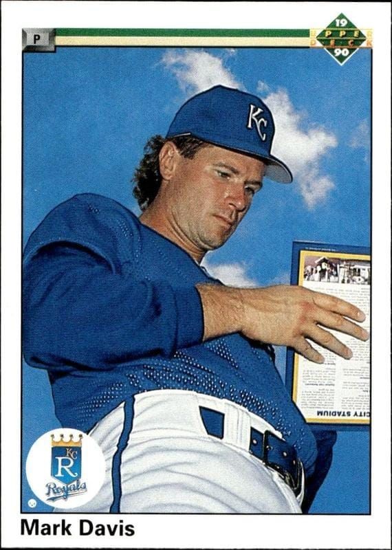 1990 Upper-Deck High Number Mark Davis #710 trading card