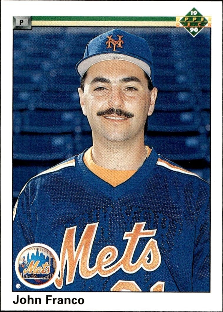 1990 Upper-Deck High Number John Franco #709 trading card