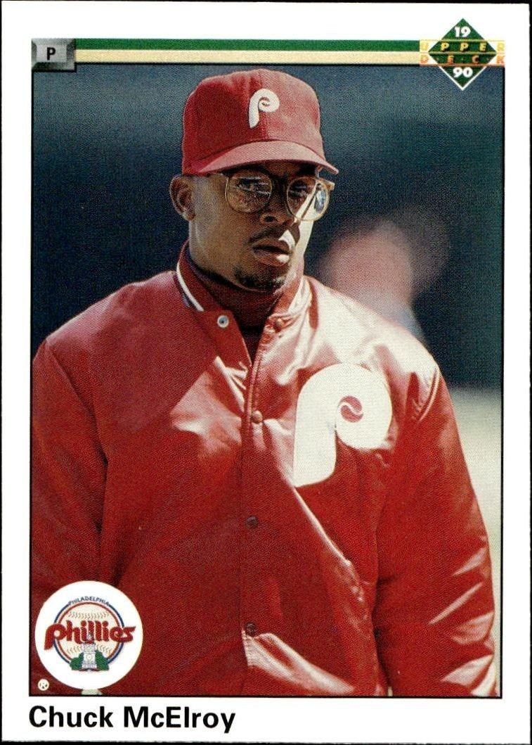 1990 Upper-Deck High Number Chuck McElroy #706 trading card