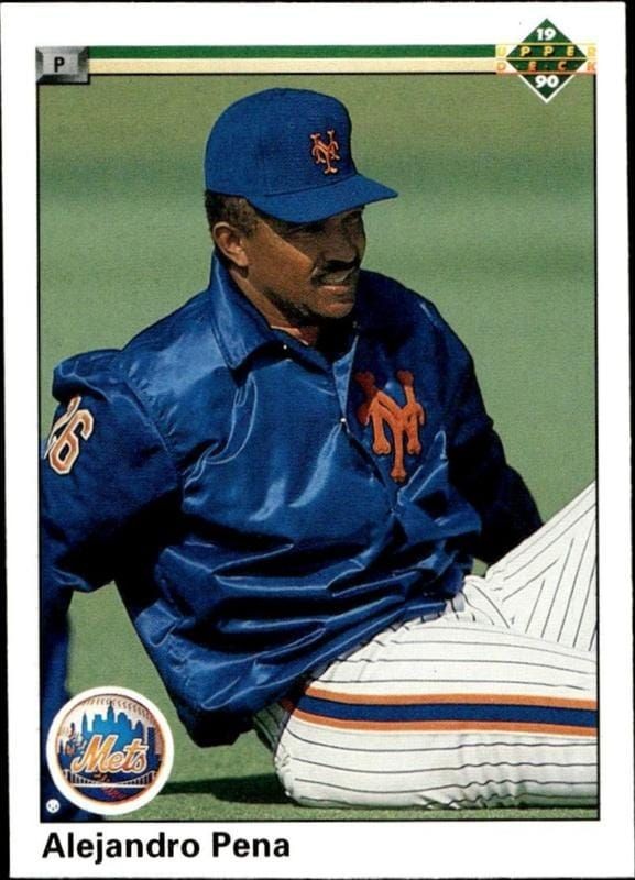1990 Upper-Deck High Number Alejandro Pena #703 trading card