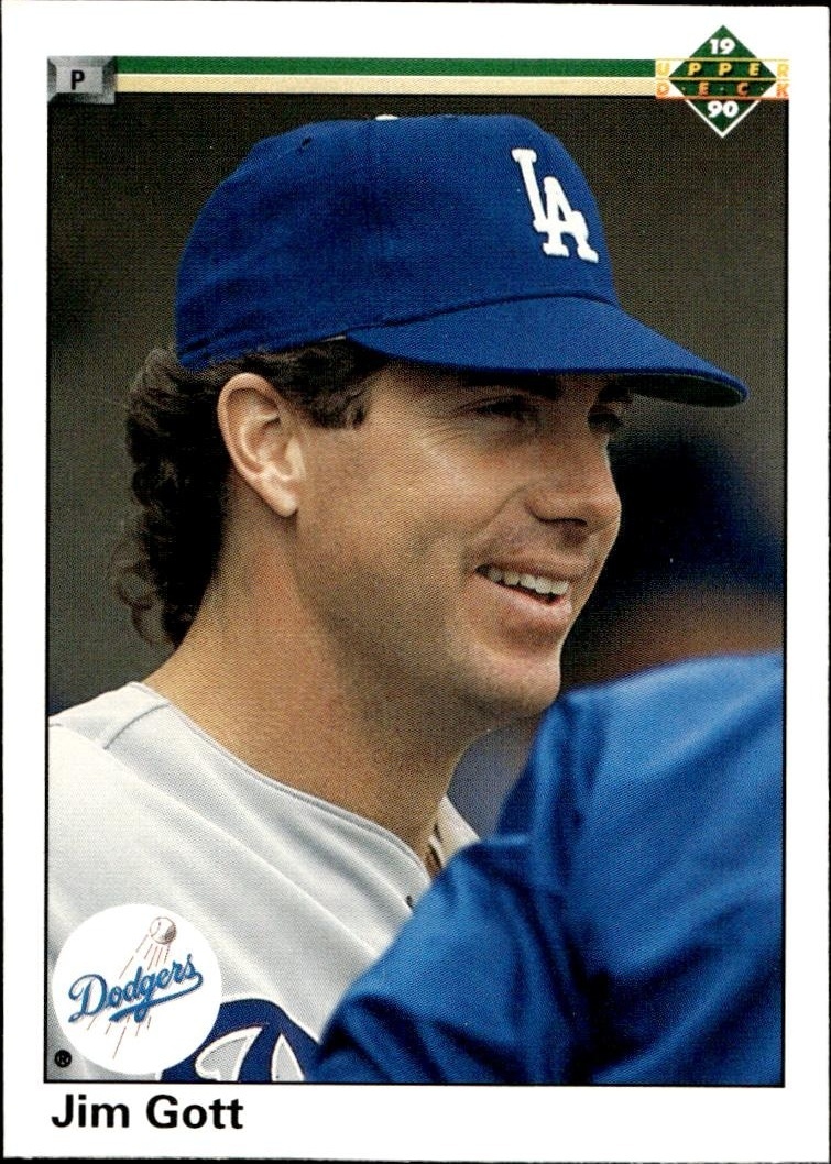 1990 Upper-Deck High Number Jim Gott #701 trading card
