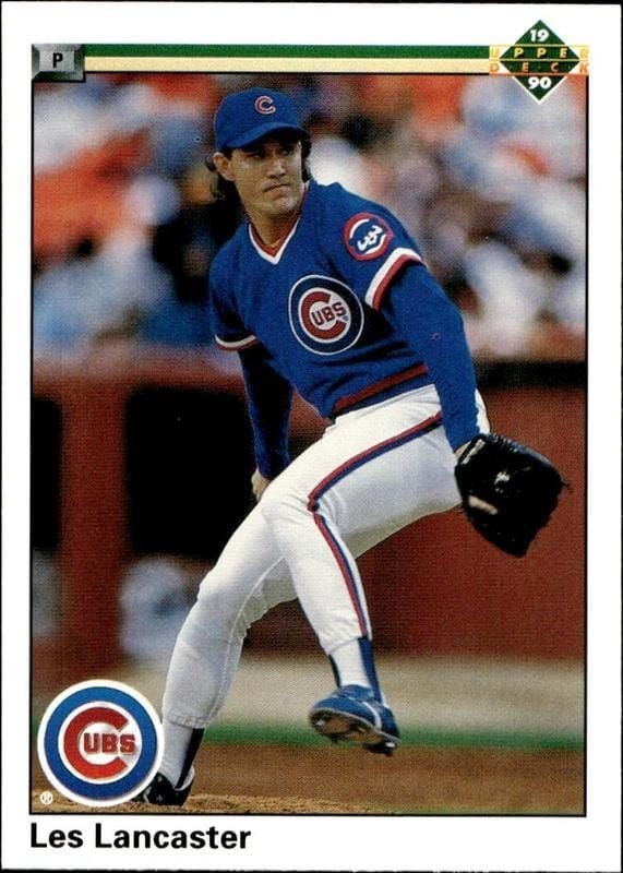 1990 Upper-Deck Low Number Les Lancaster #584 trading card