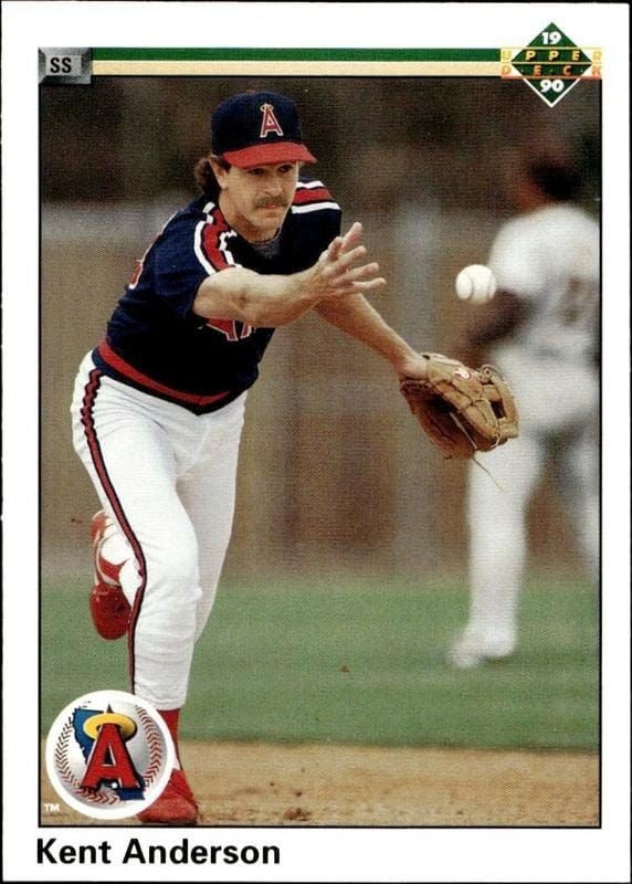 1990 Upper-Deck Low Number Kent Anderson #691 trading card