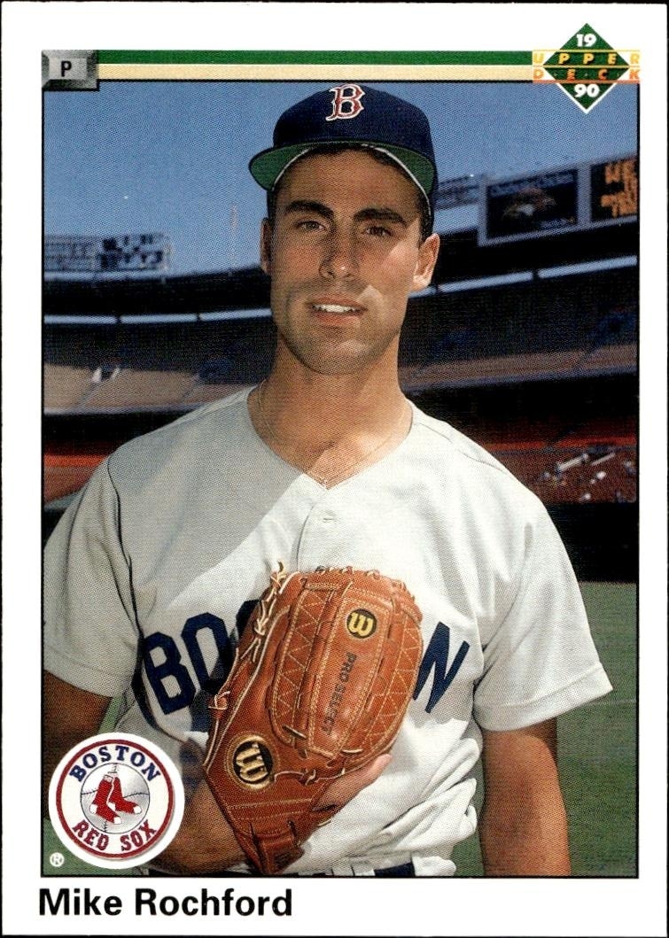 1990 Upper-Deck Low Number Mike Rochford #694 trading card