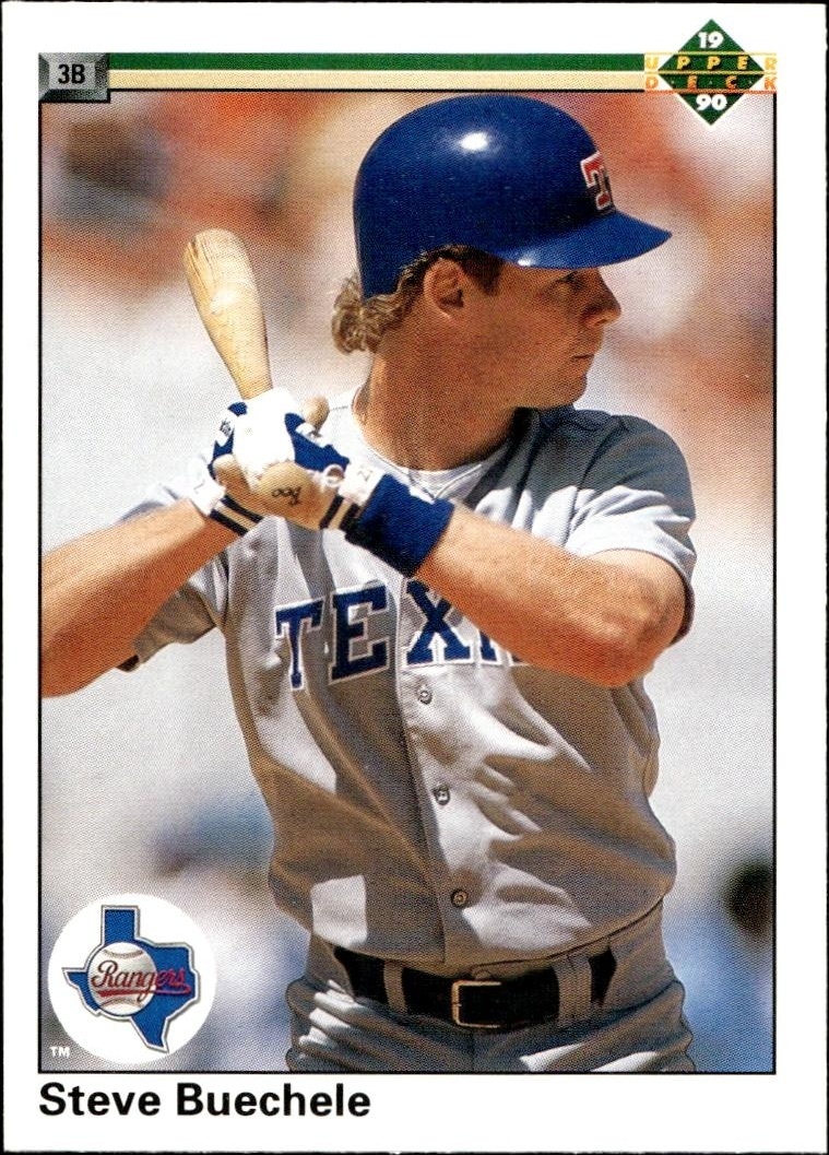 1990 Upper-Deck Low Number Steve Buechele #685 trading card