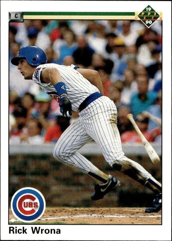 1990 Upper-Deck Low Number Rick Wrona #582 trading card
