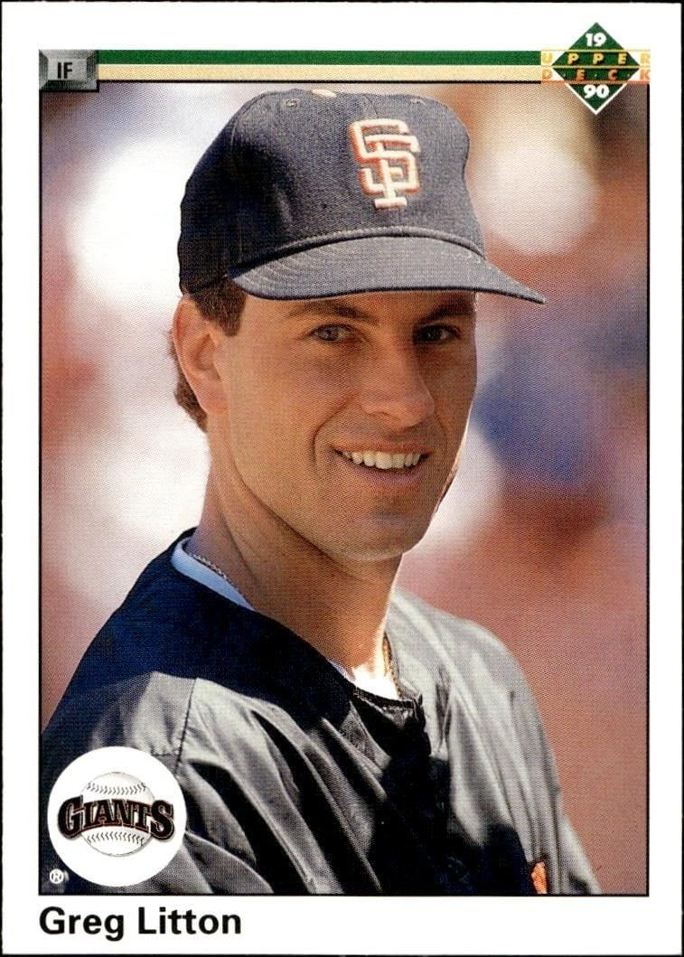 1990 Upper-Deck Low Number Greg Litton #677 trading card