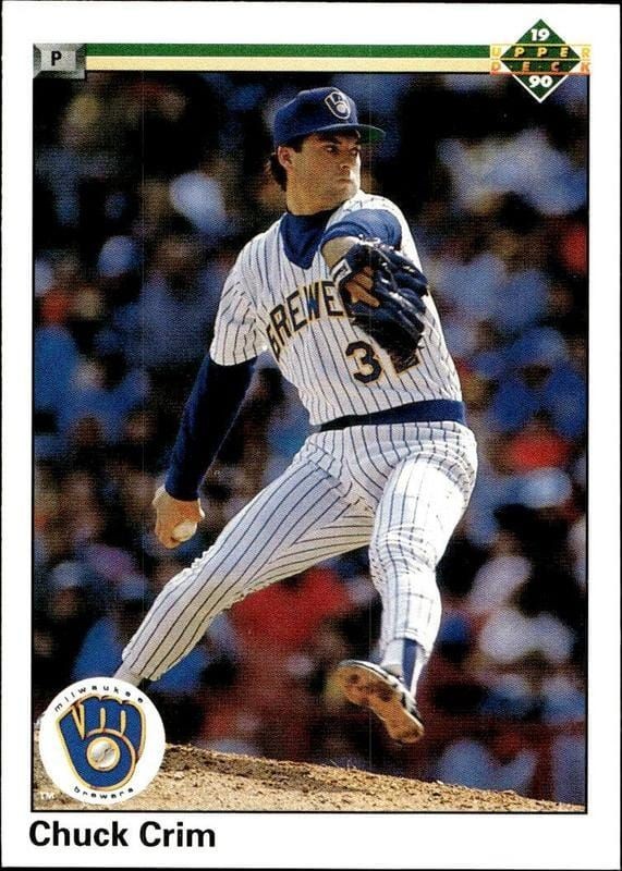 1990 Upper-Deck Low Number Chuck Crim #511 trading card
