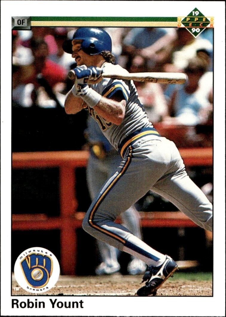 1990 Upper-Deck Low Number Robin Yount #567 trading card