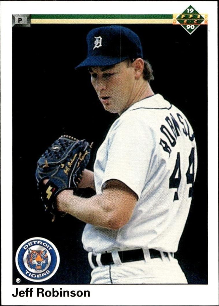 1990 Upper-Deck Low Number Jeff Robinson #552 trading card