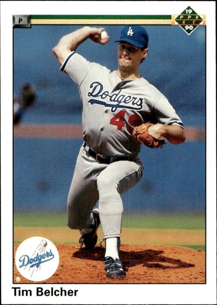 1990 Upper-Deck Low Number Tim Belcher #547 trading card