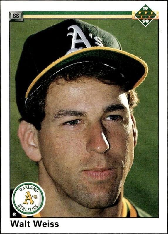 1990 Upper-Deck Low Number Walt Weiss #542 trading card