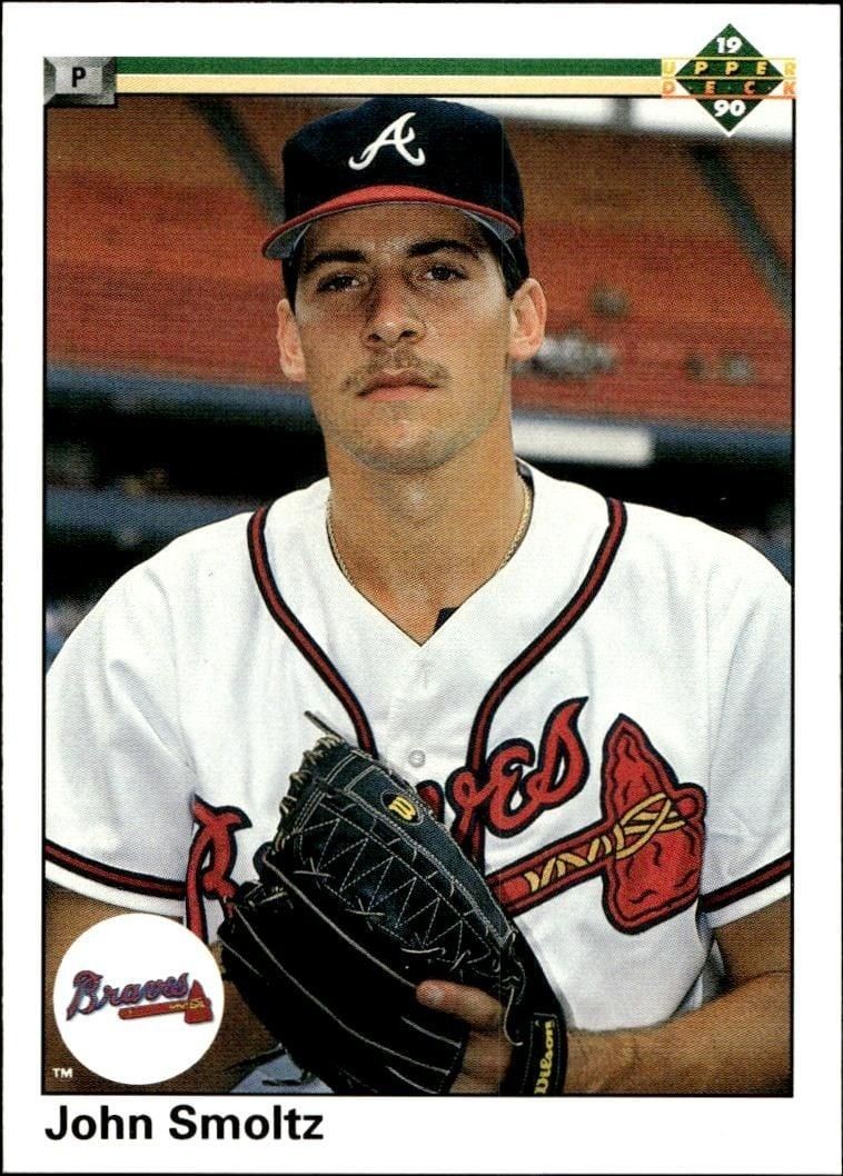 1990 Upper-Deck Low Number John Smoltz #535 trading card