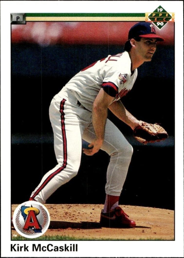 1990 Upper-Deck Low Number Kirk McCaskill #506 trading card