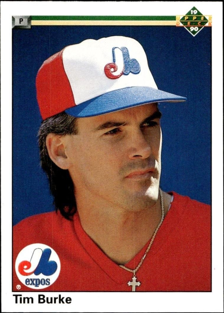 1990 Upper-Deck Low Number Tim Burke #515 trading card