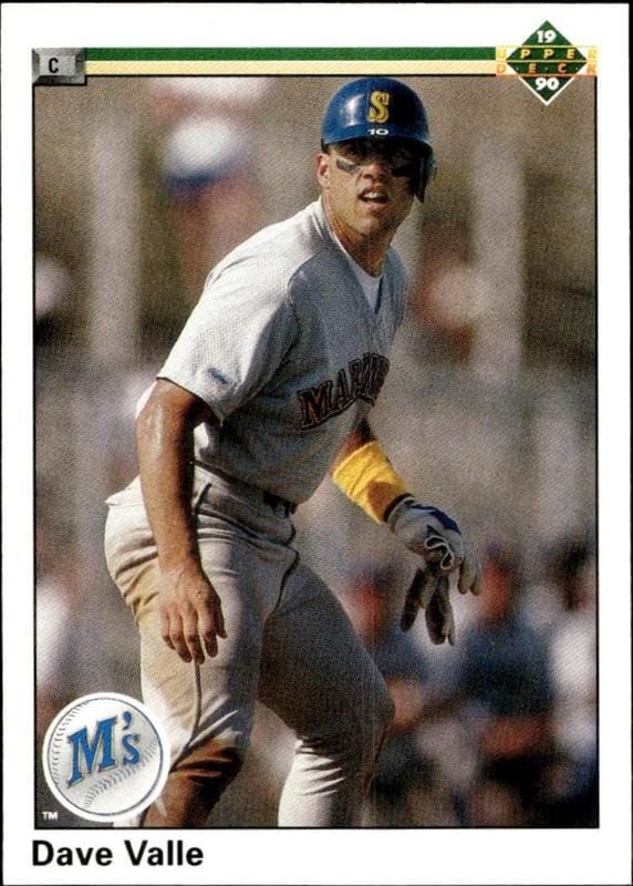 1990 Upper-Deck Low Number Dave Valle #451 trading card