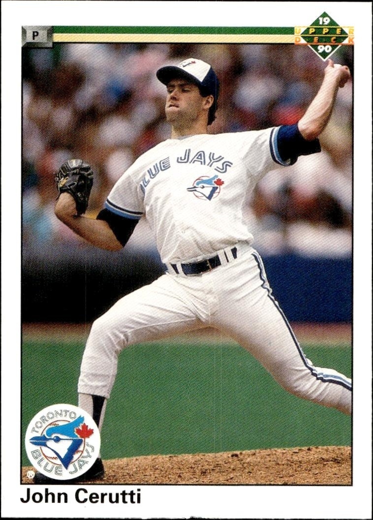 1990 Upper-Deck Low Number John Cerutti #485 trading card