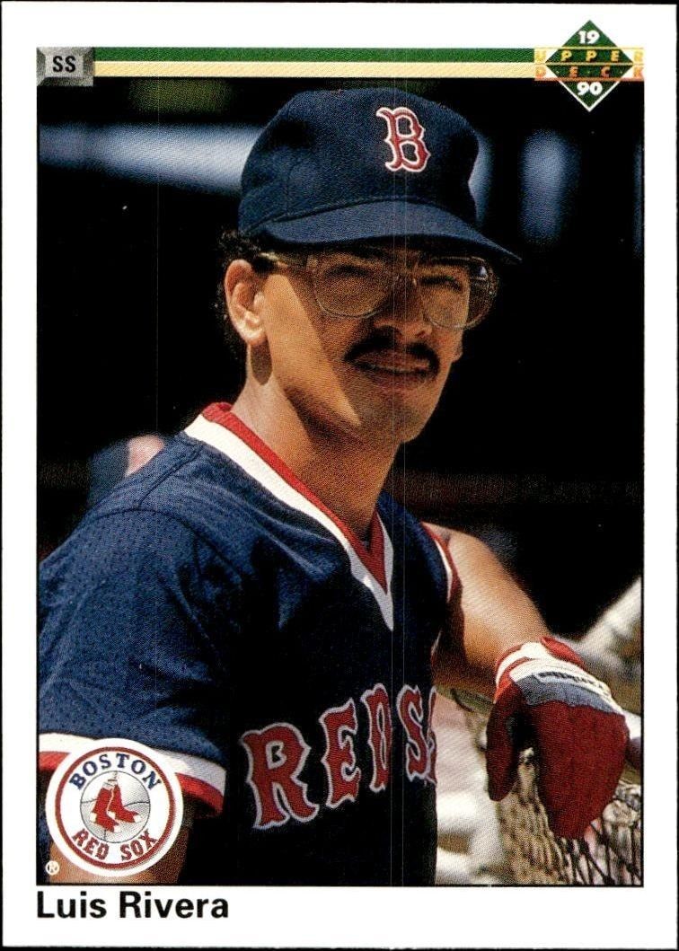 1990 Upper-Deck Low Number Luis Rivera #482 trading card