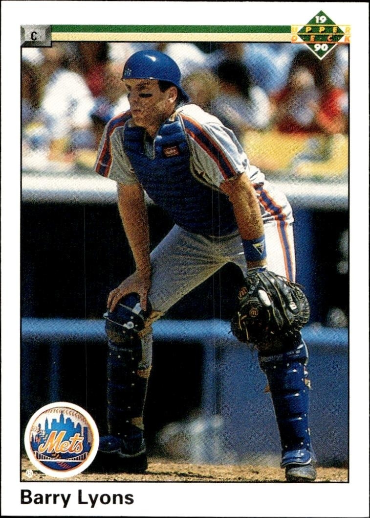 1990 Upper-Deck Low Number Barry Lyons #473 trading card