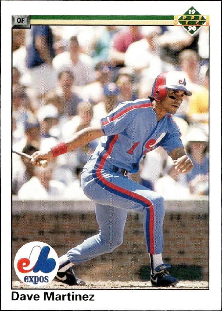 1990 Upper-Deck Low Number Dave Martinez #470 trading card