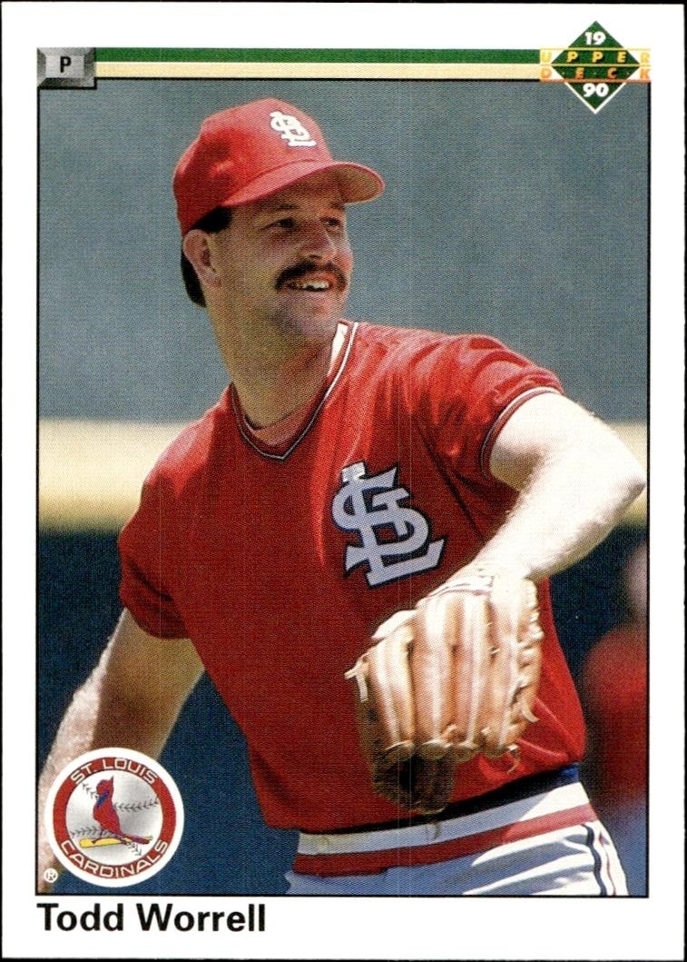 1990 Upper-Deck Low Number Todd Worrell #467 trading card