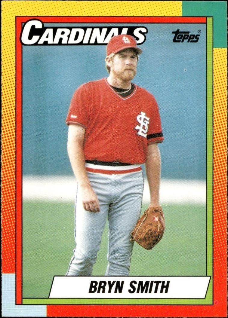 1990 Topps Traded Bryn Smith #117T trading card