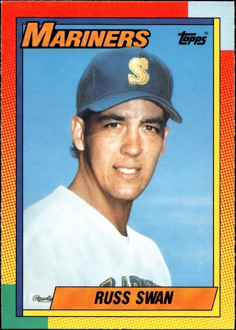 1990 Topps Traded Russ Swan #121T trading card