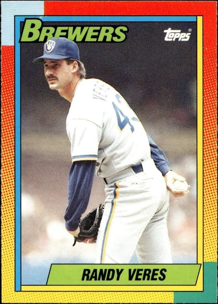 1990 Topps Traded Randy Veres #125T trading card