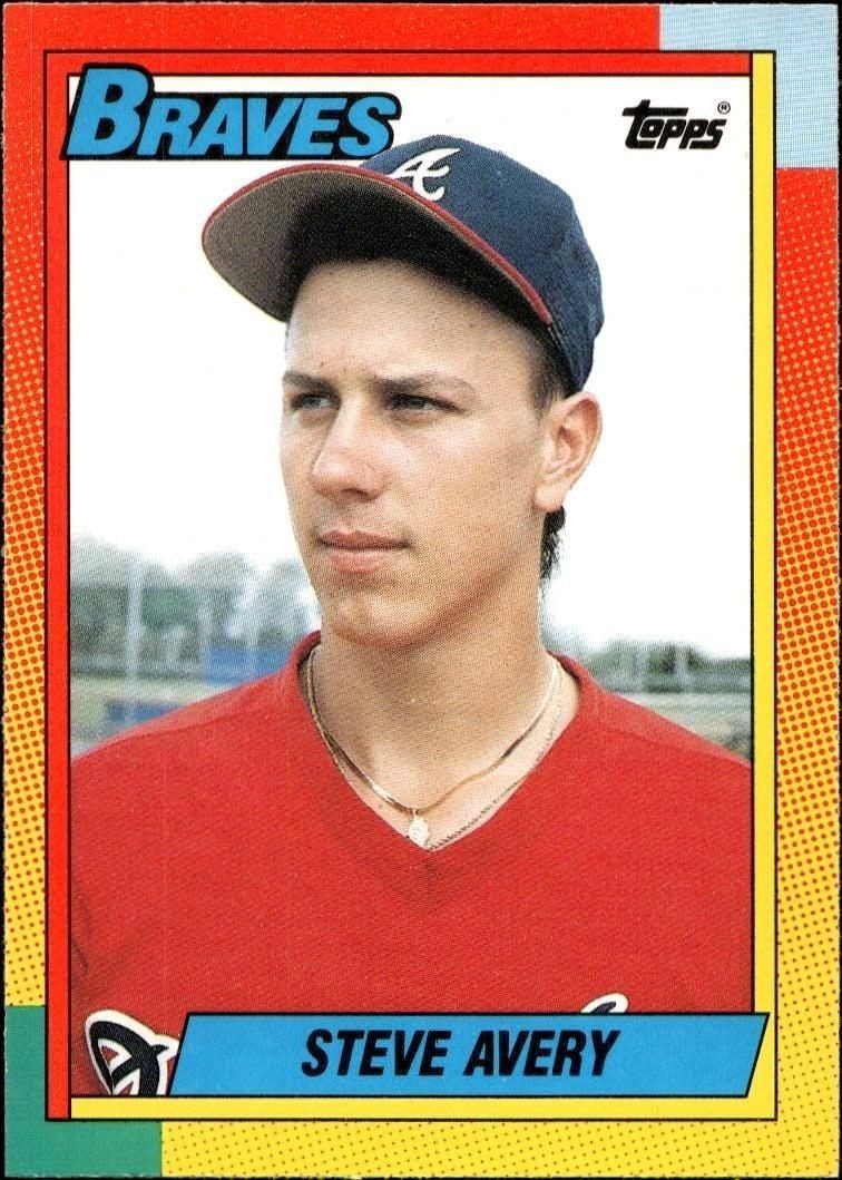 1990 Topps Traded Steve Avery #4T trading card