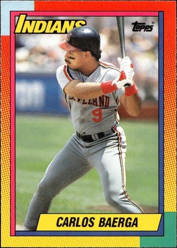 1990 Topps Traded Carlos Baerga #6T trading card