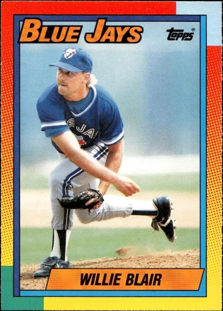 1990 Topps Traded Willie Blair #8T trading card